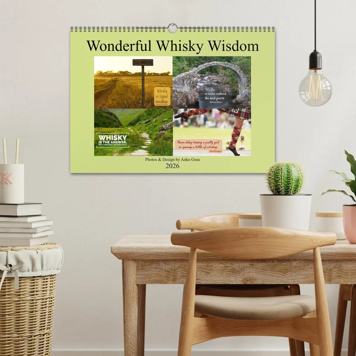 Bild: 9783516559040 | Wonderful Whisky Wisdom (Wall Calendar 2026 DIN A3 landscape),...