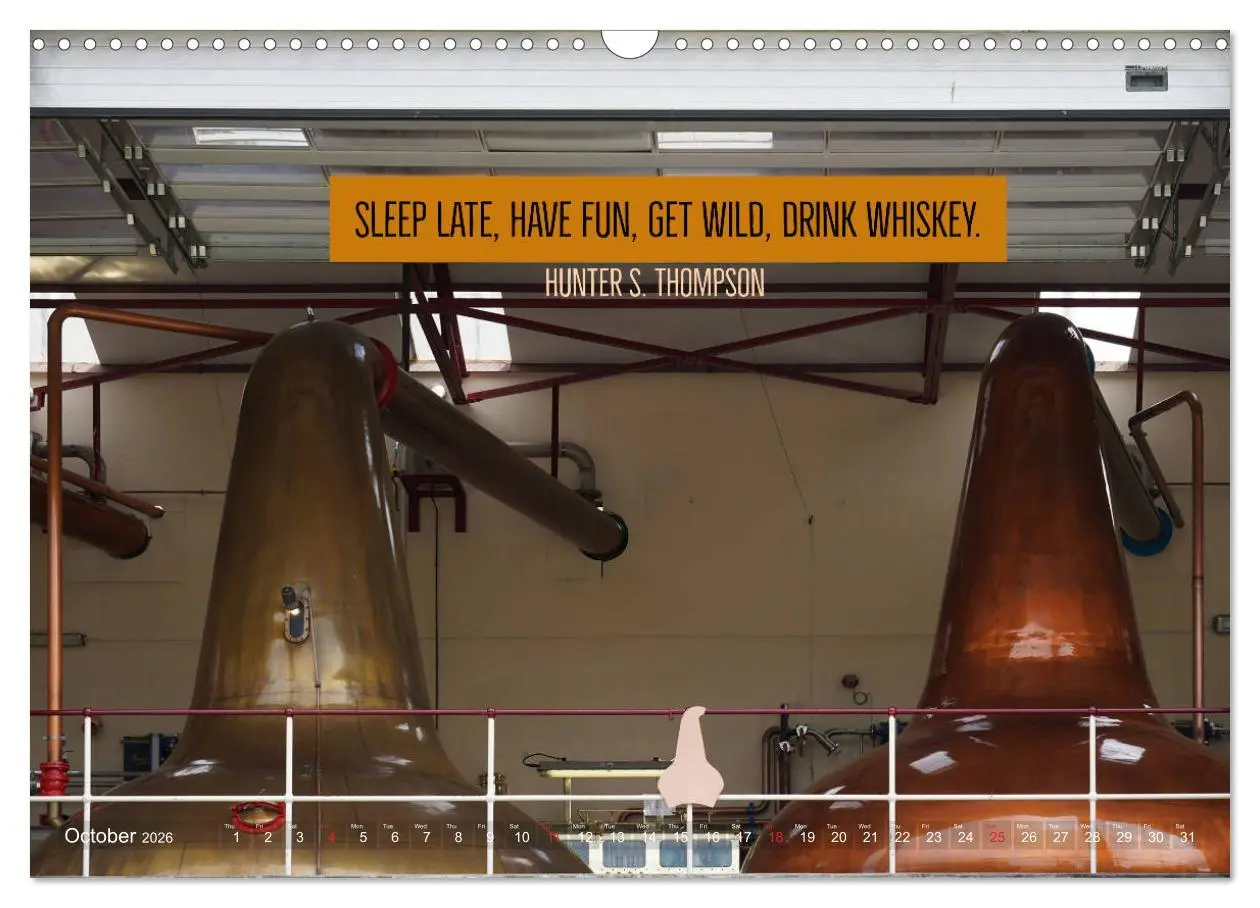 Bild: 9783516559040 | Wonderful Whisky Wisdom (Wall Calendar 2026 DIN A3 landscape),...