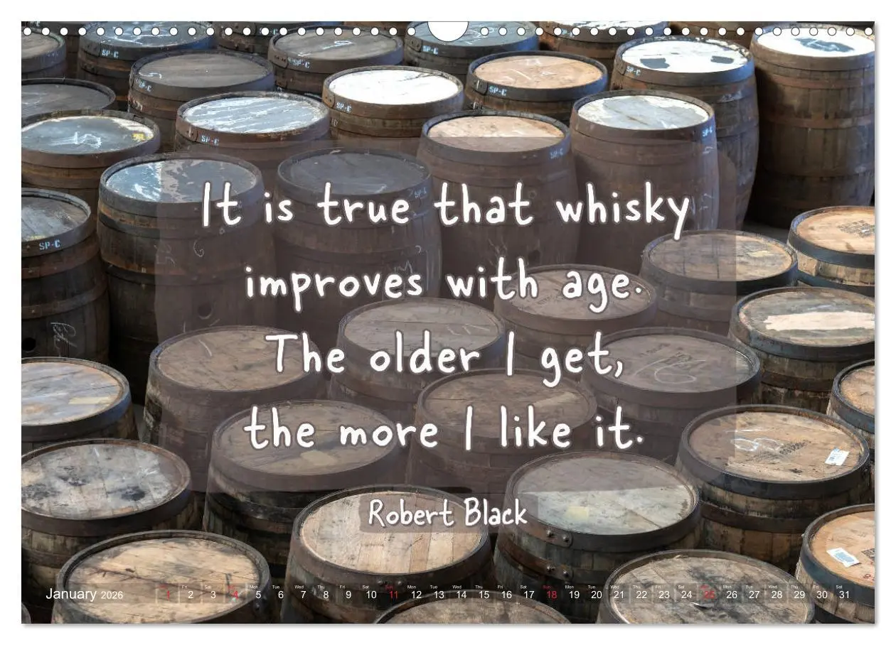 Bild: 9783516559040 | Wonderful Whisky Wisdom (Wall Calendar 2026 DIN A3 landscape),...