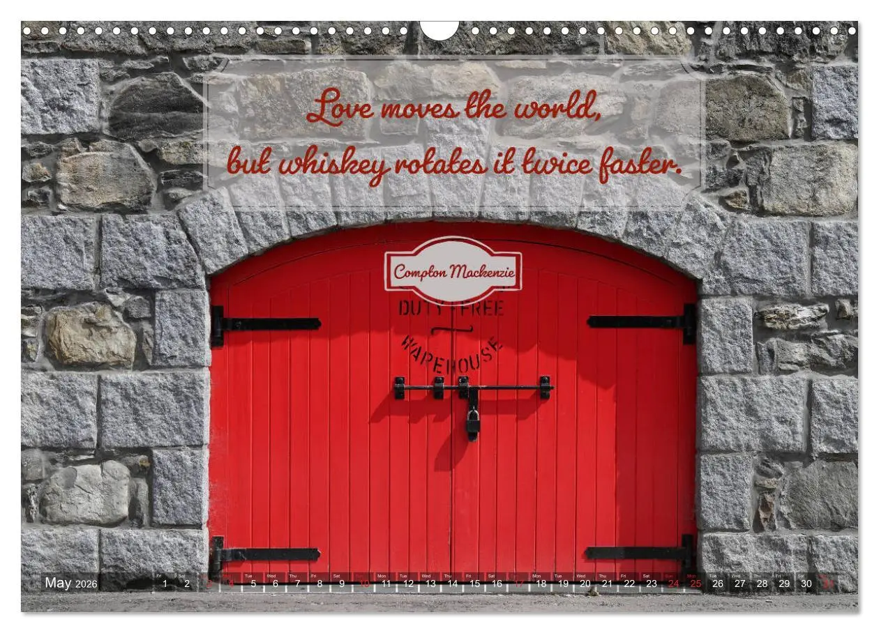 Bild: 9783516559040 | Wonderful Whisky Wisdom (Wall Calendar 2026 DIN A3 landscape),...