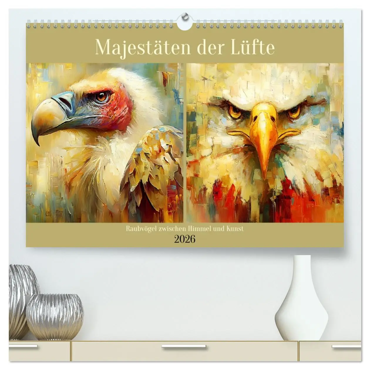 Cover: 9783516629040 | Majestäten der Lüfte. Raubvögel zwischen Himmel und Kunst...