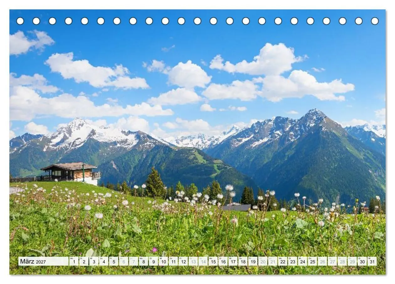 Bild: 9783516799040 | Zillertal - Bergidylle rund um Mayrhofen 2027 (Tischkalender 2027...