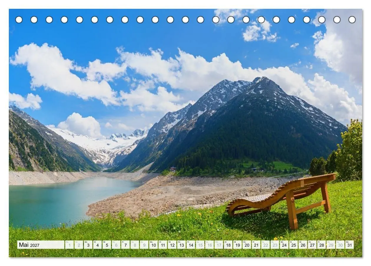 Bild: 9783516799040 | Zillertal - Bergidylle rund um Mayrhofen 2027 (Tischkalender 2027...