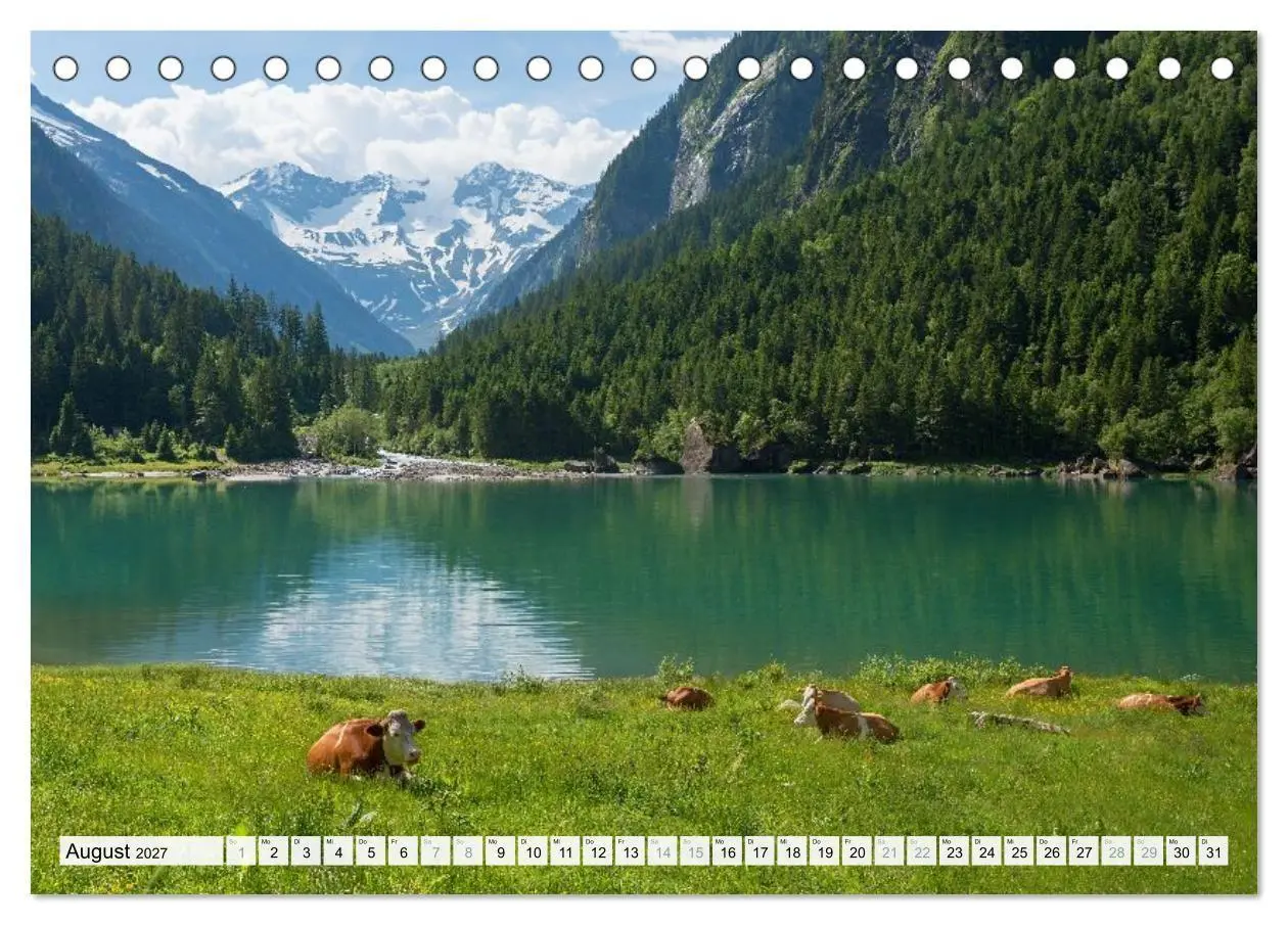 Bild: 9783516799040 | Zillertal - Bergidylle rund um Mayrhofen 2027 (Tischkalender 2027...