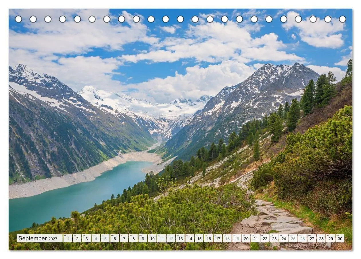Bild: 9783516799040 | Zillertal - Bergidylle rund um Mayrhofen 2027 (Tischkalender 2027...