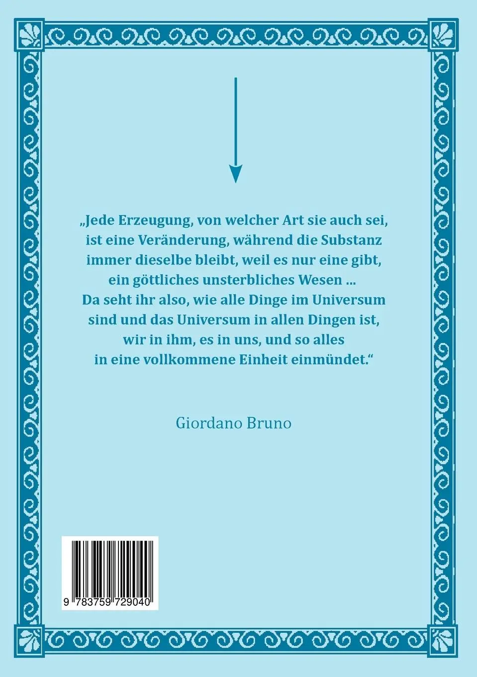 Rückseite: 9783759729040 | Giordano Bruno | Leben, Werk und Selbstzeugnisse | Jochen Kirchhoff