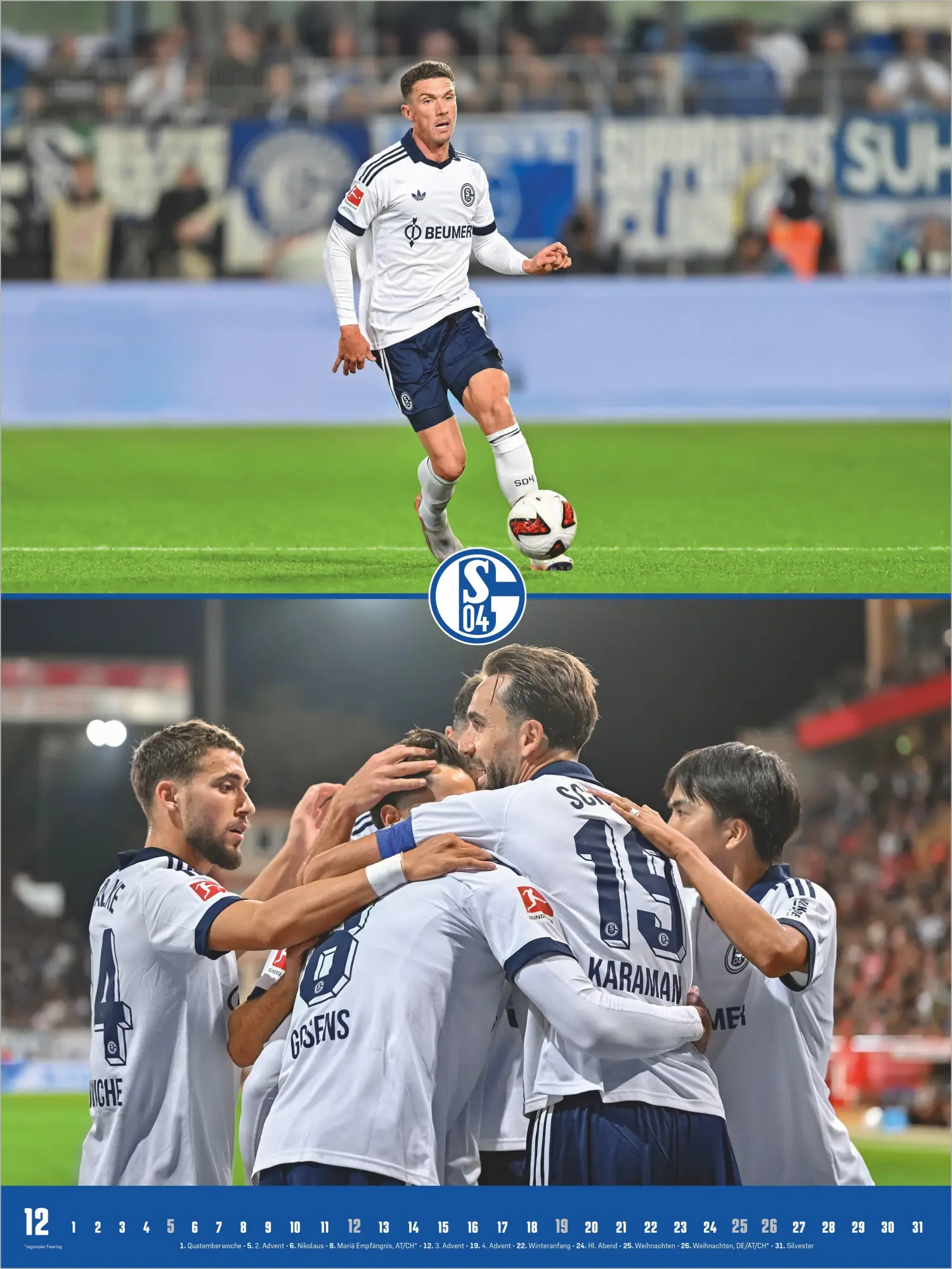 Bild: 4069095019140 | FC Schalke 04 2027 | Neumann Verlage GmbH &amp; Co KG | Kalender | 14 S.