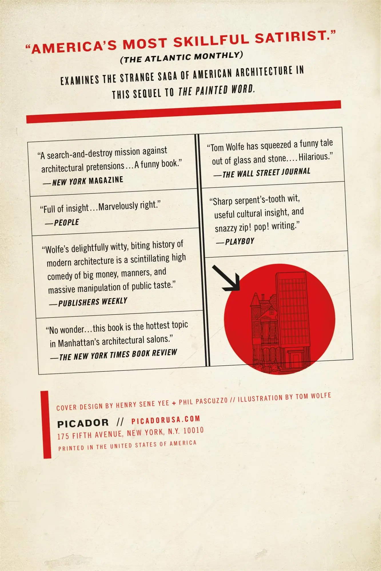 Rückseite: 9780312429140 | From Bauhaus to Our House | Tom Wolfe | Taschenbuch | 111 S. | 2009