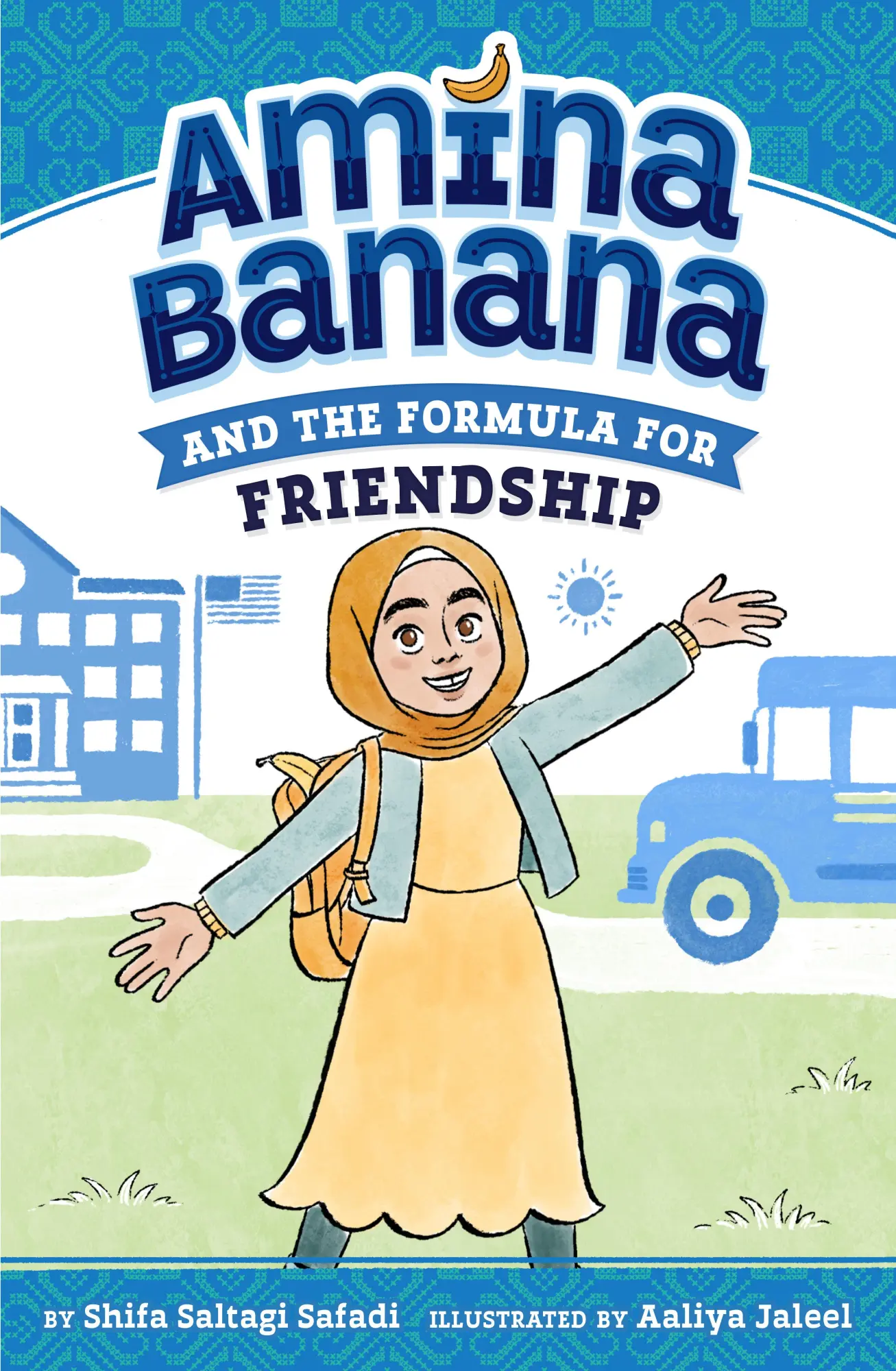 Cover: 9780593699140 | Amina Banana and the Formula for Friendship | Shifa Saltagi Safadi