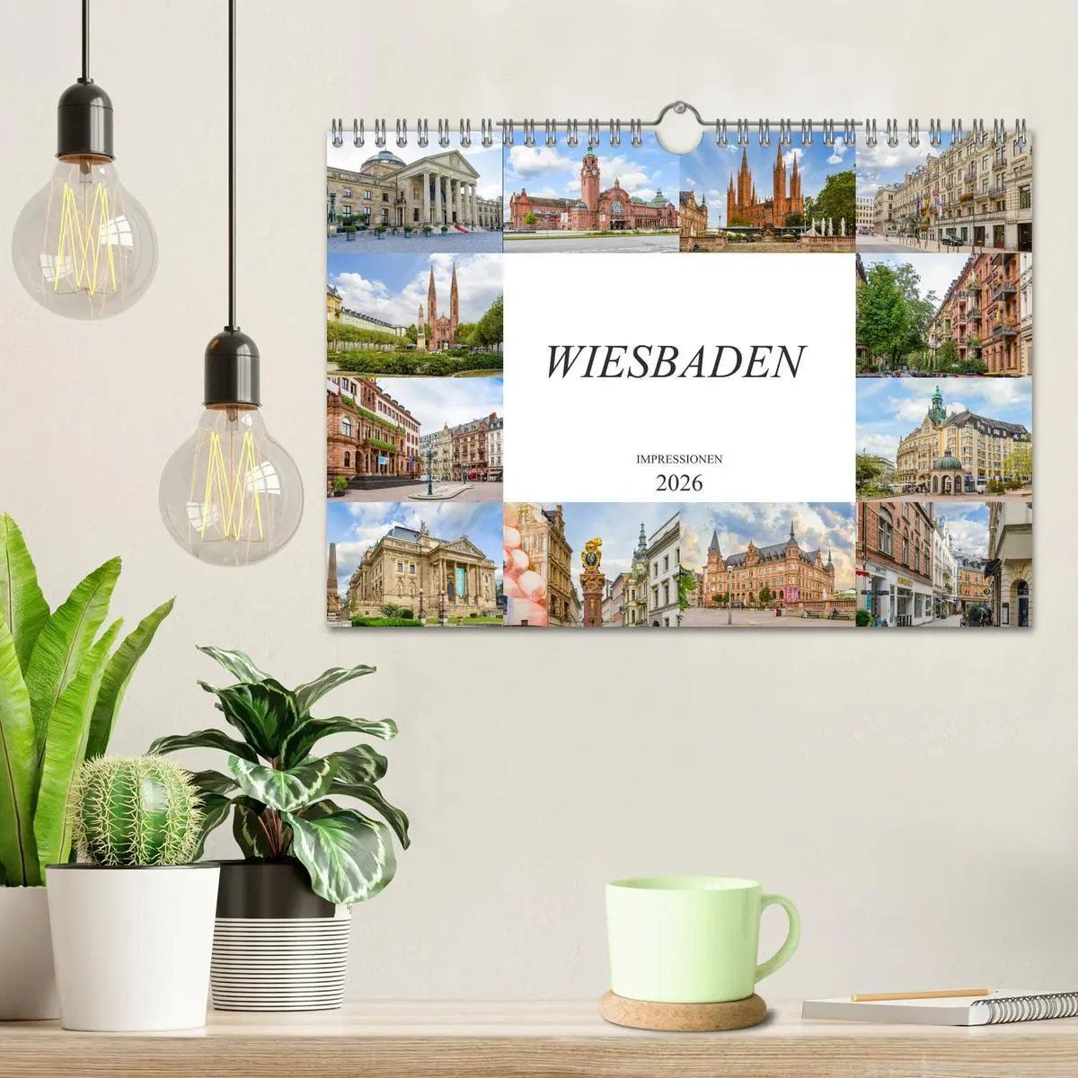 Bild: 9783457769140 | Wiesbaden Impressionen (Wandkalender 2026 DIN A4 quer), CALVENDO...