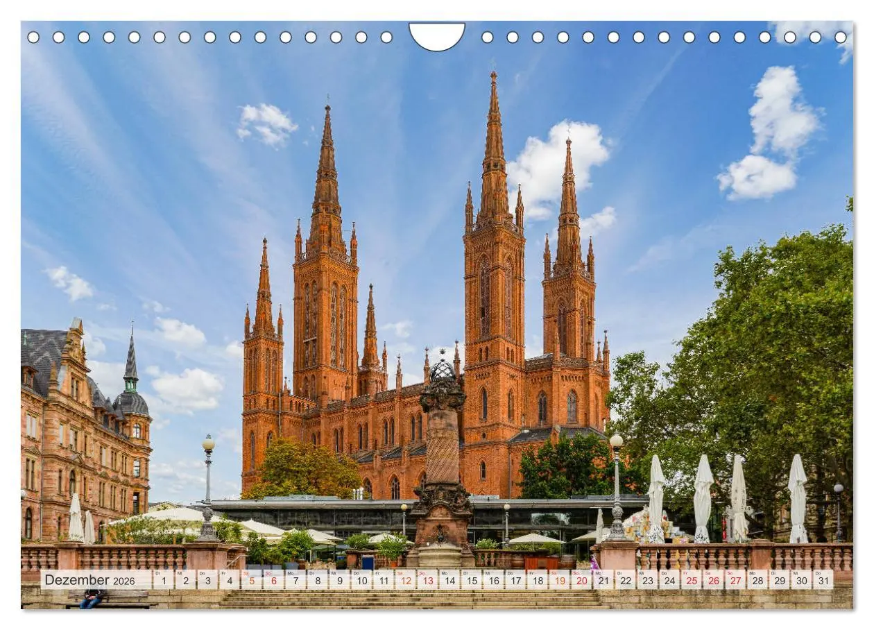 Bild: 9783457769140 | Wiesbaden Impressionen (Wandkalender 2026 DIN A4 quer), CALVENDO...