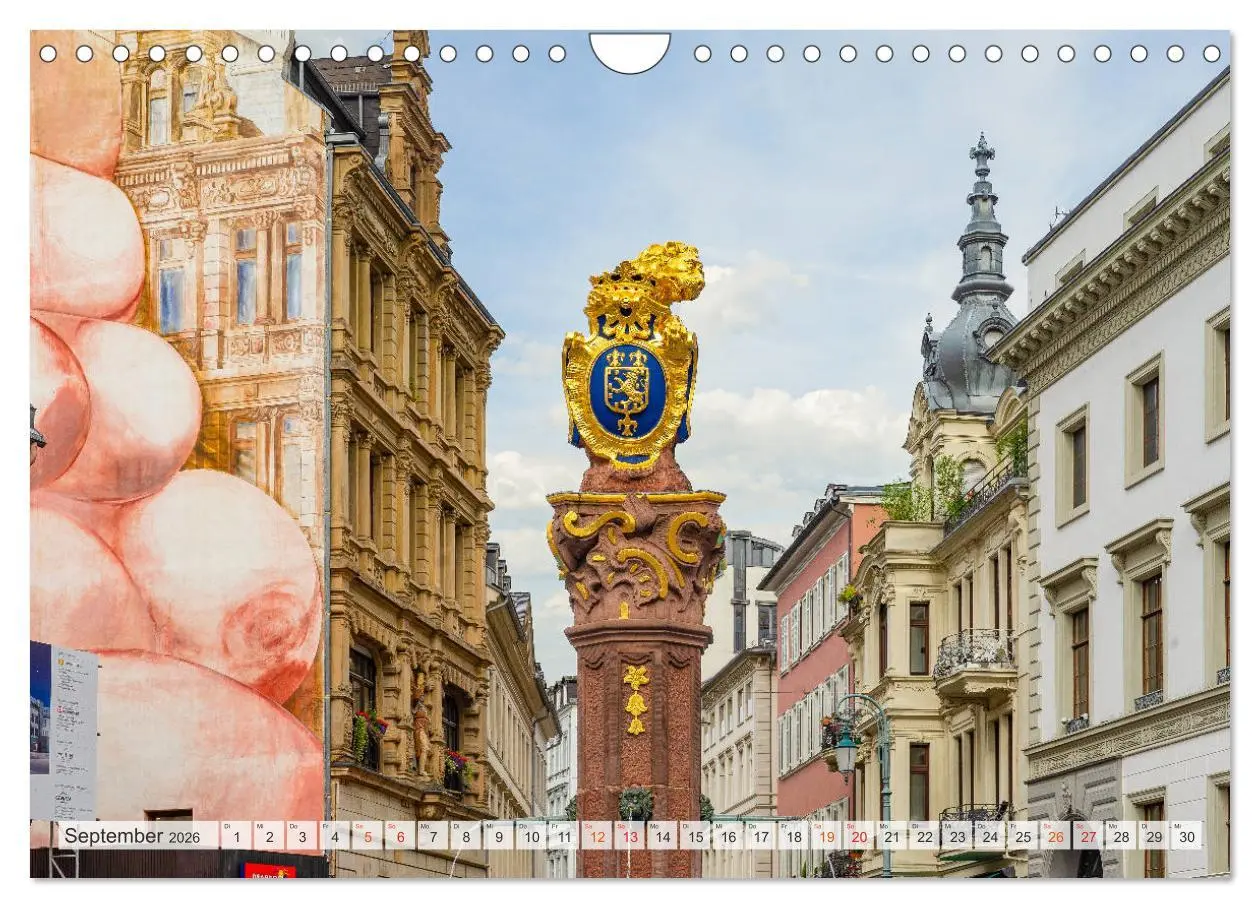 Bild: 9783457769140 | Wiesbaden Impressionen (Wandkalender 2026 DIN A4 quer), CALVENDO...