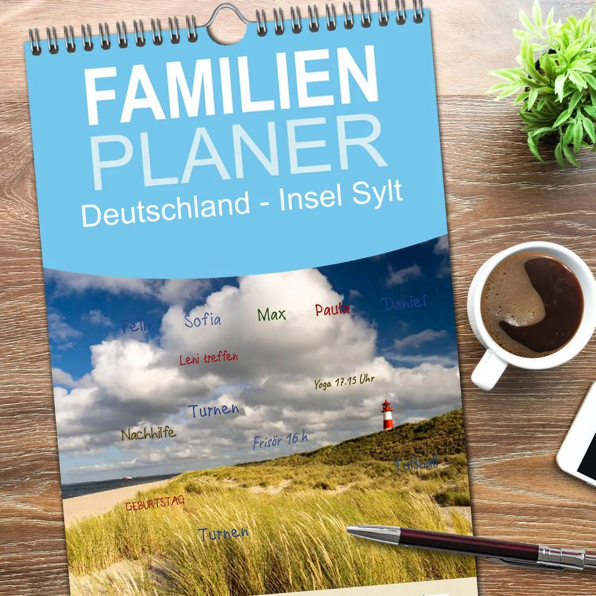 Bild: 9783516619140 | Familienplaner 2026 - Deutschland - Insel Sylt mit 5 Spalten...
