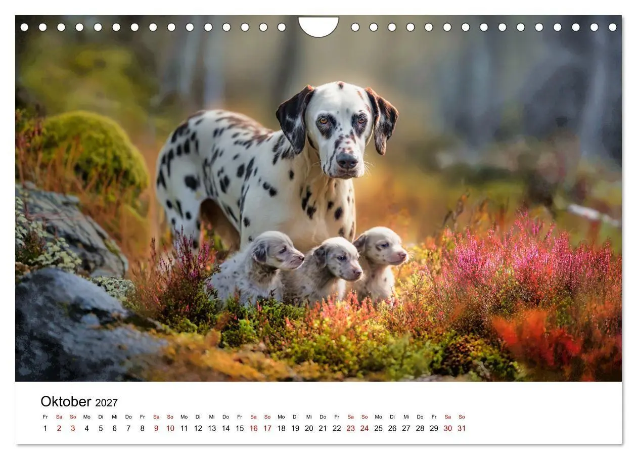 Bild: 9783516789140 | Dalmatiner - Mehr als nur Punkte! (Wandkalender 2027 DIN A4 quer),...