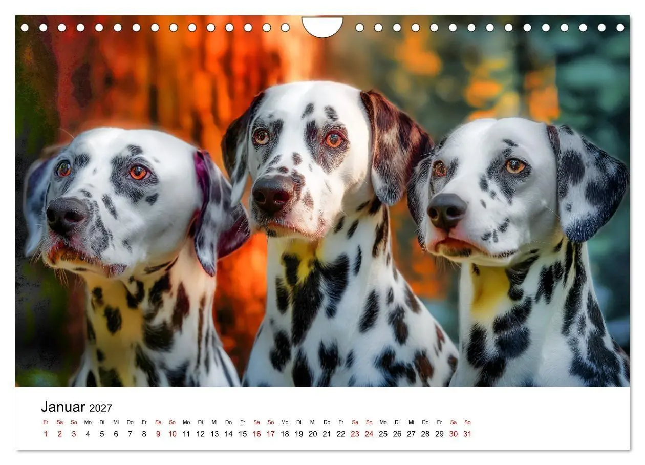 Bild: 9783516789140 | Dalmatiner - Mehr als nur Punkte! (Wandkalender 2027 DIN A4 quer),...