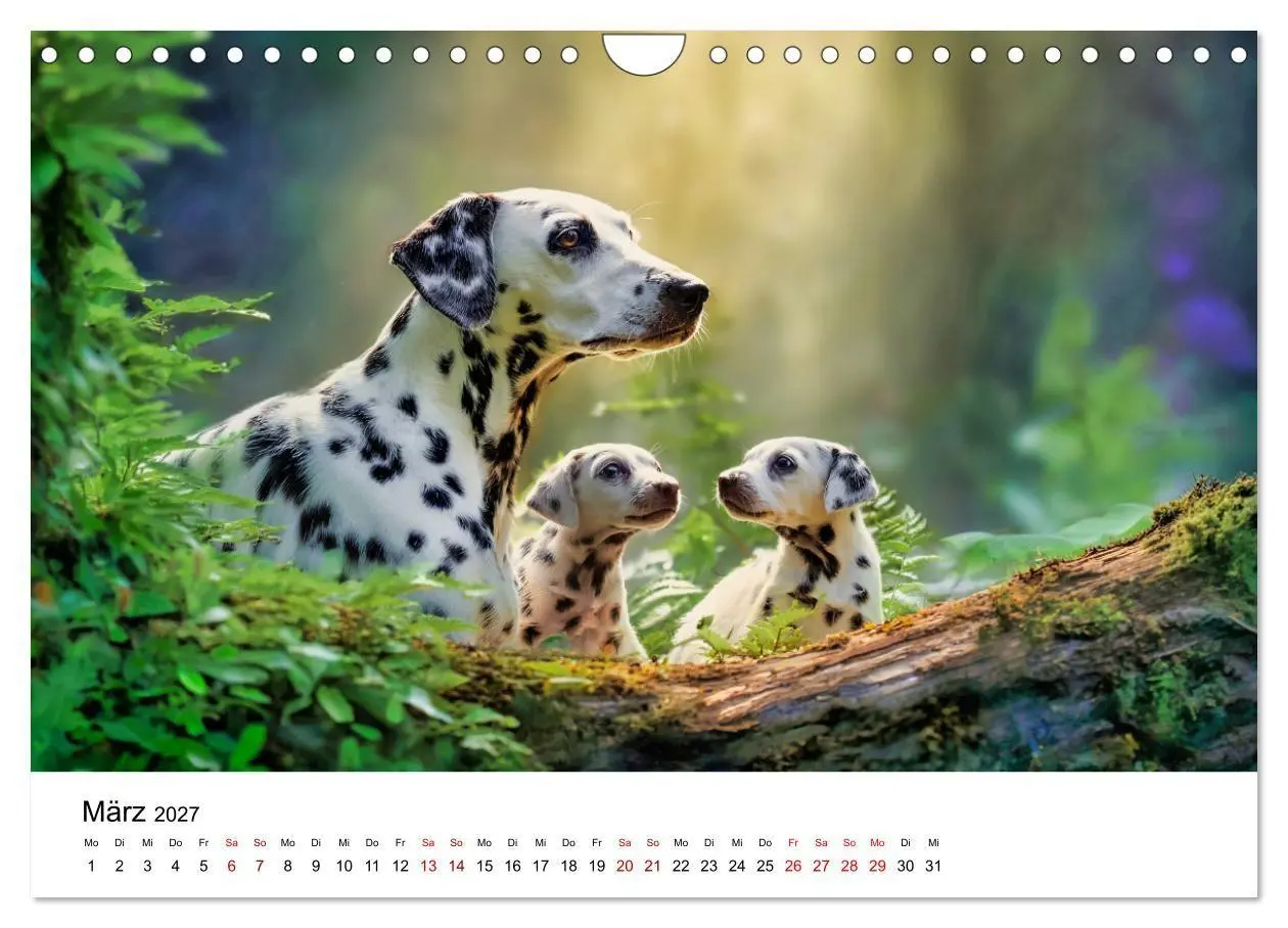 Bild: 9783516789140 | Dalmatiner - Mehr als nur Punkte! (Wandkalender 2027 DIN A4 quer),...