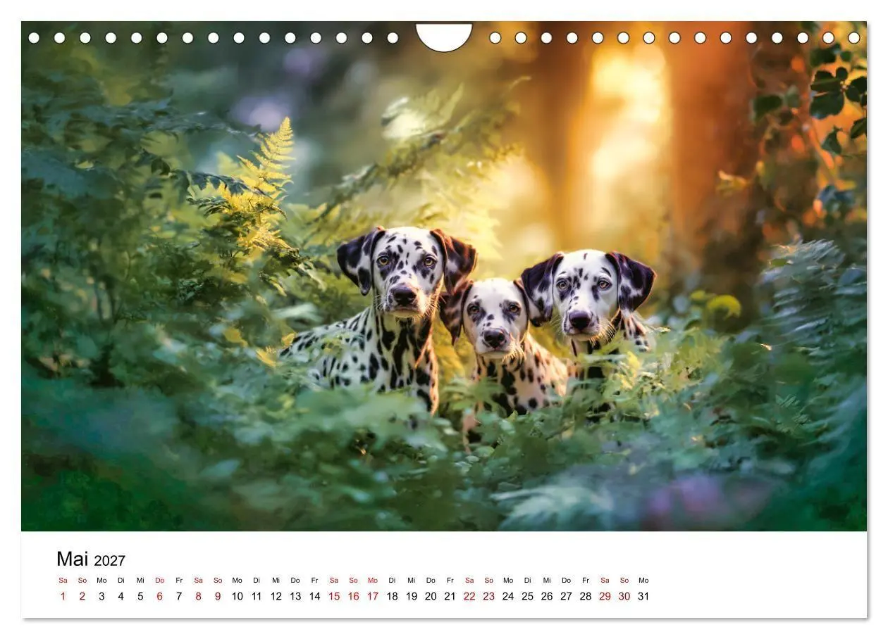 Bild: 9783516789140 | Dalmatiner - Mehr als nur Punkte! (Wandkalender 2027 DIN A4 quer),...