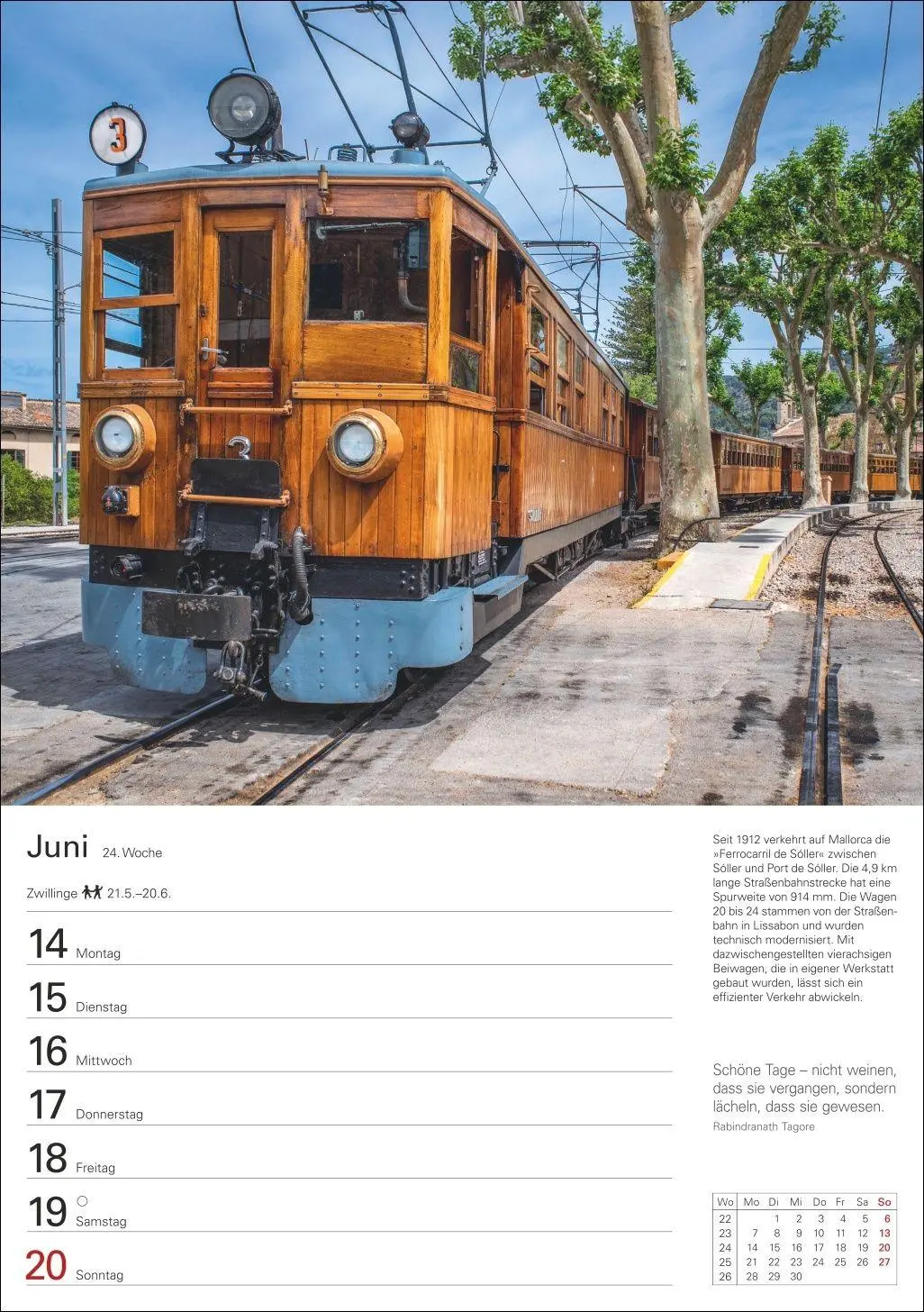 Bild: 9783840039140 | Eisenbahnen Wochenplaner 2027 - 53 faszinierende Fotografien | Schramm