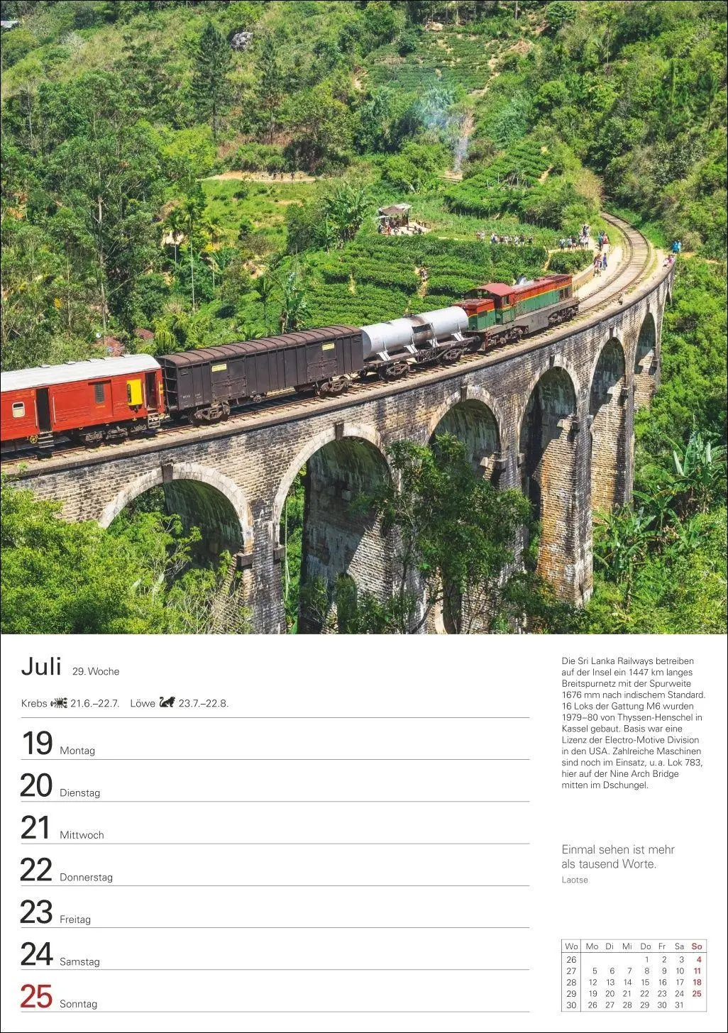 Bild: 9783840039140 | Eisenbahnen Wochenplaner 2027 - 53 faszinierende Fotografien | Schramm