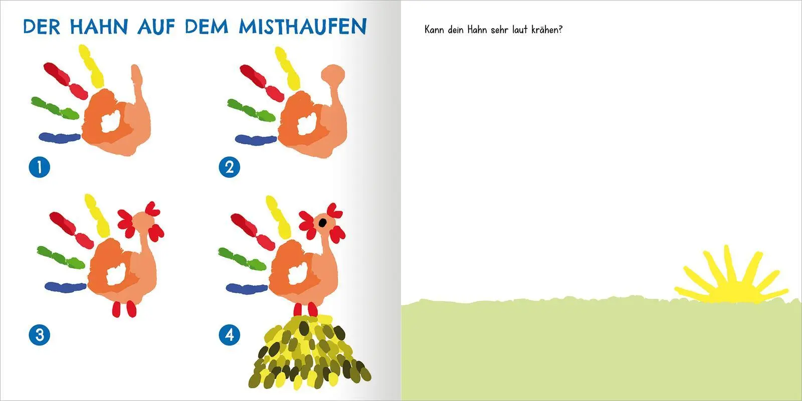 Bild: 9783845849140 | Mein allererstes Fingermalbuch - Lustige Tiere | Katja Mensing | Buch