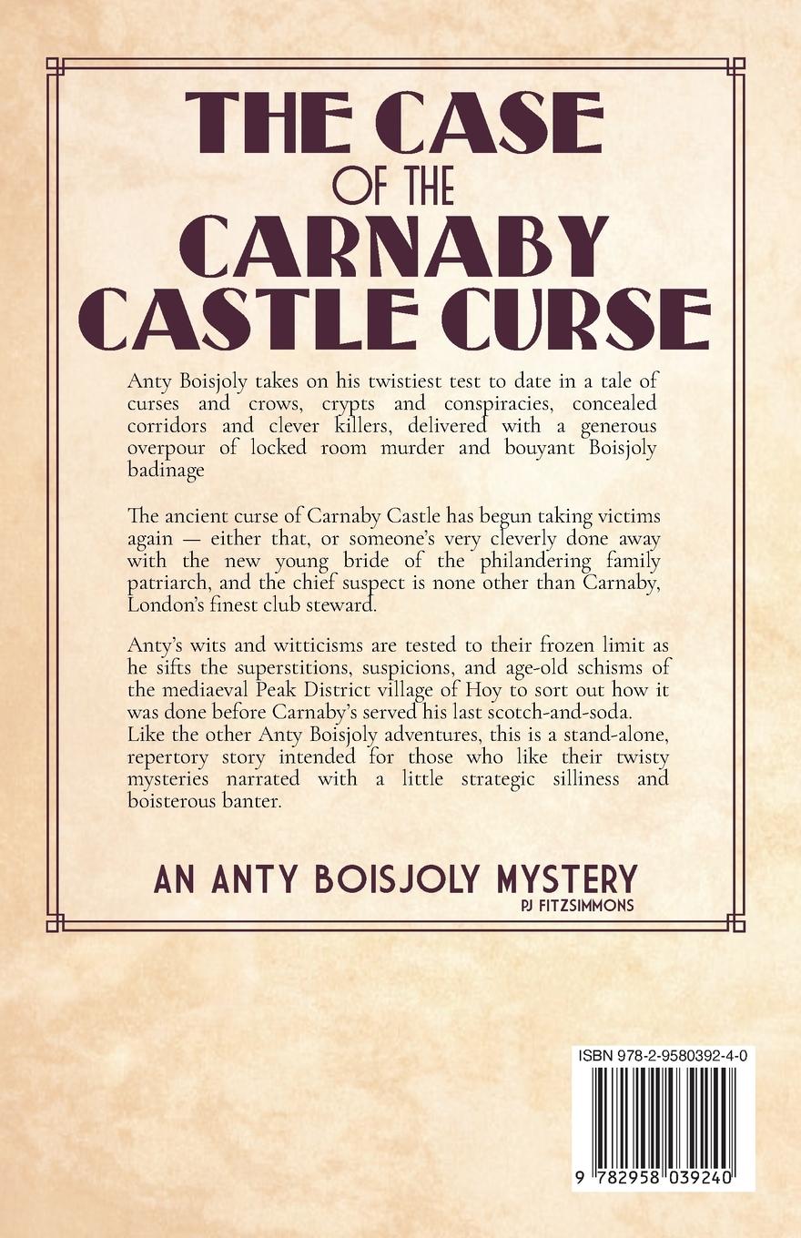Rückseite: 9782958039240 | The Case of the Carnaby Castle Curse | Pj Fitzsimmons | Taschenbuch