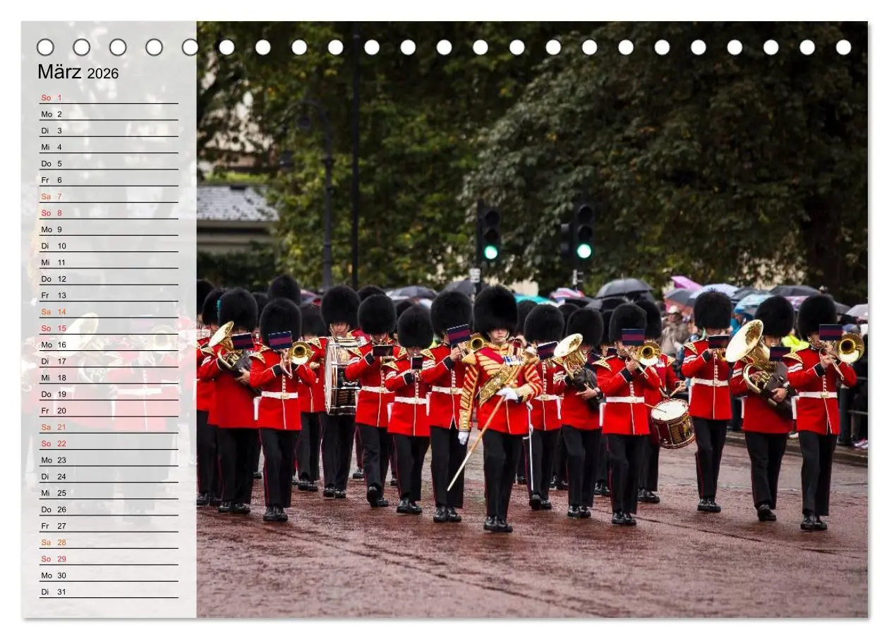 Bild: 9783457999240 | Wundervolles London (Tischkalender 2026 DIN A5 quer), CALVENDO...