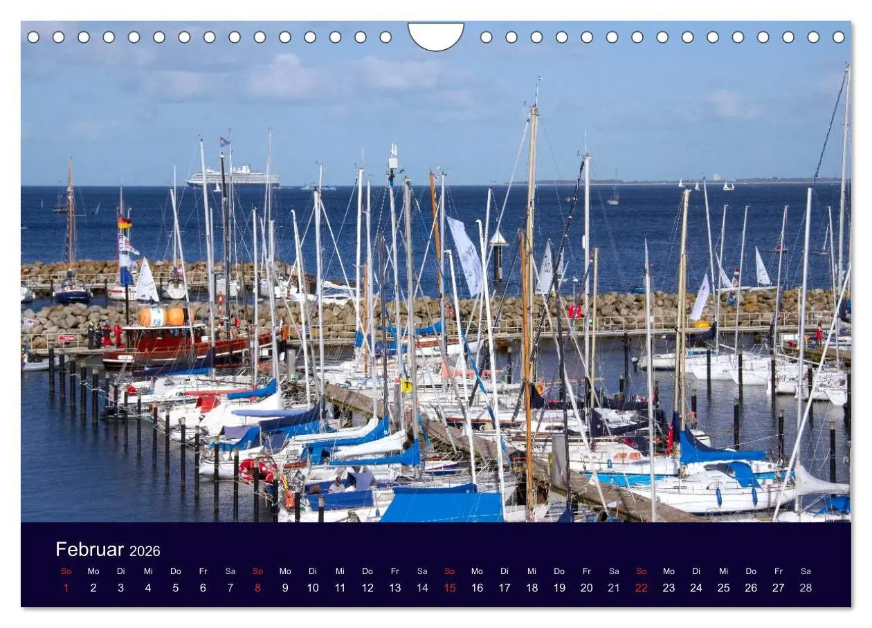 Bild: 9783516159240 | Rund um die Kieler Förde (Wandkalender 2026 DIN A4 quer), CALVENDO...