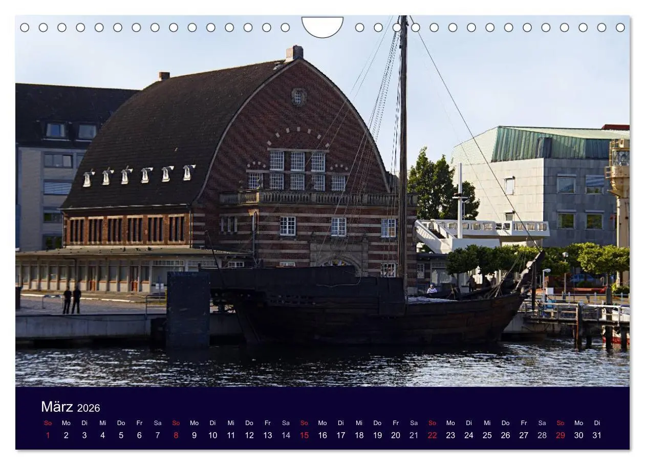 Bild: 9783516159240 | Rund um die Kieler Förde (Wandkalender 2026 DIN A4 quer), CALVENDO...