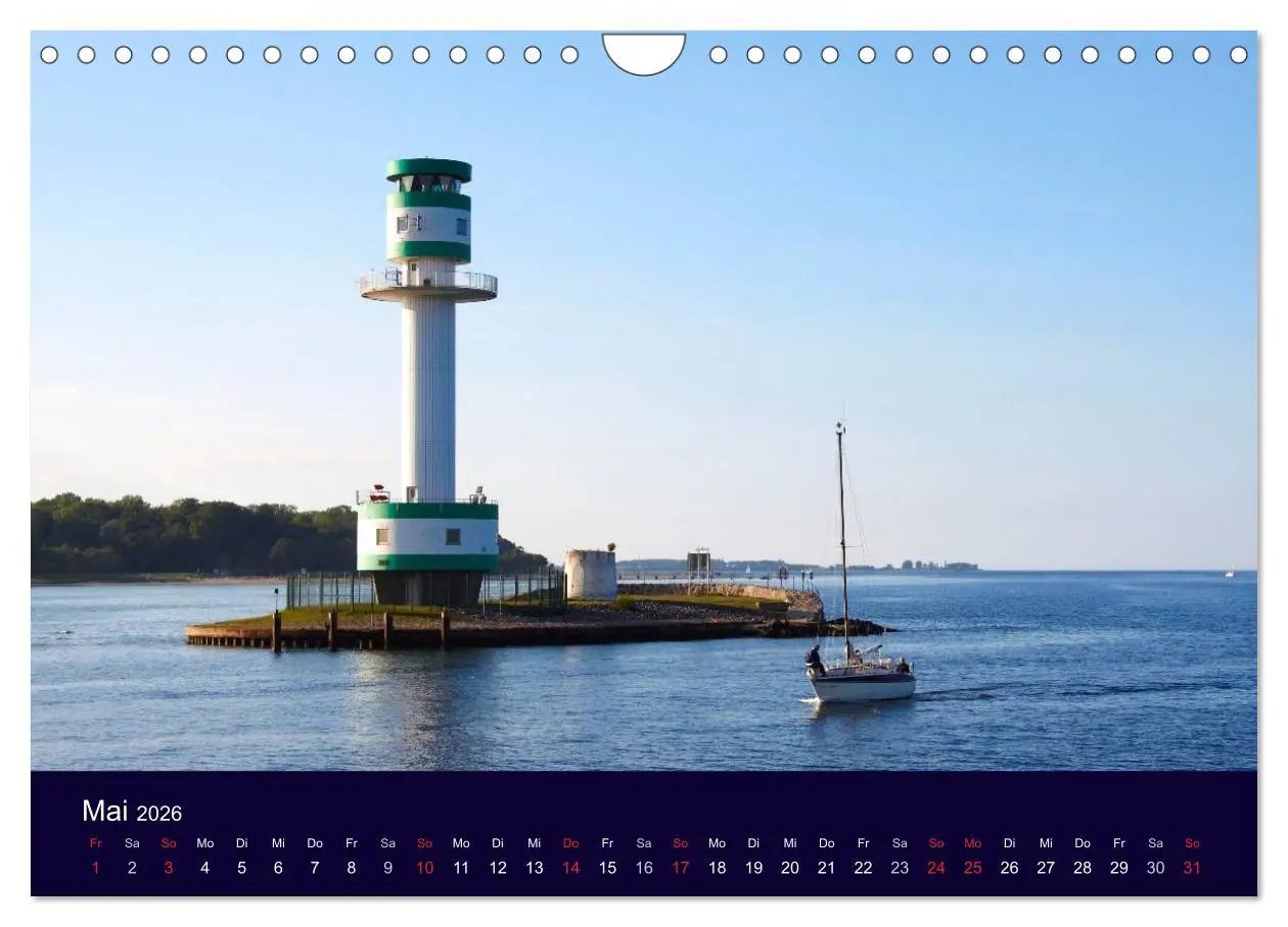 Bild: 9783516159240 | Rund um die Kieler Förde (Wandkalender 2026 DIN A4 quer), CALVENDO...