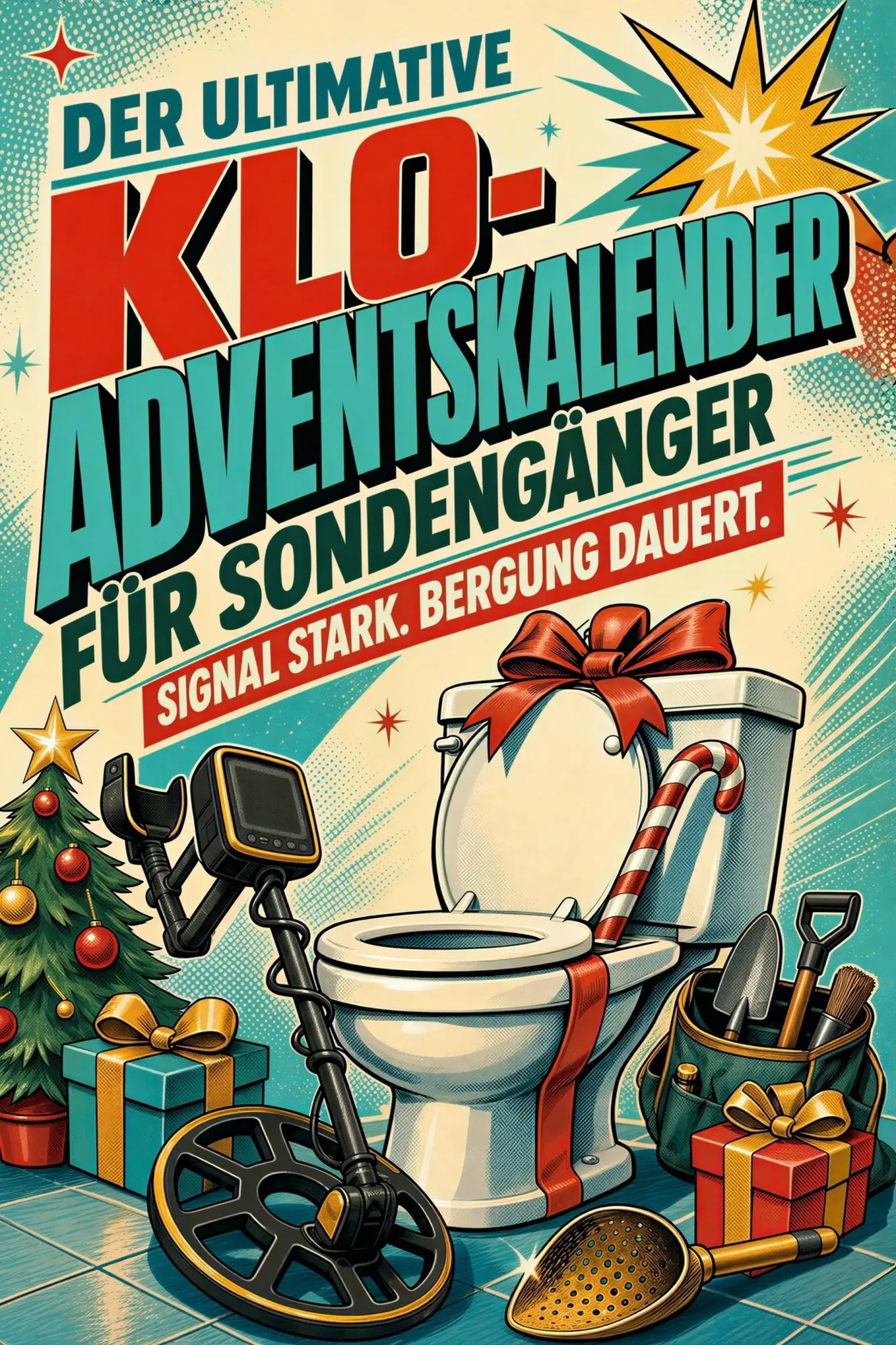 Cover: 9783696109240 | Der ultimative Klo-Adventskalender für Sondengänger | Paul Huber
