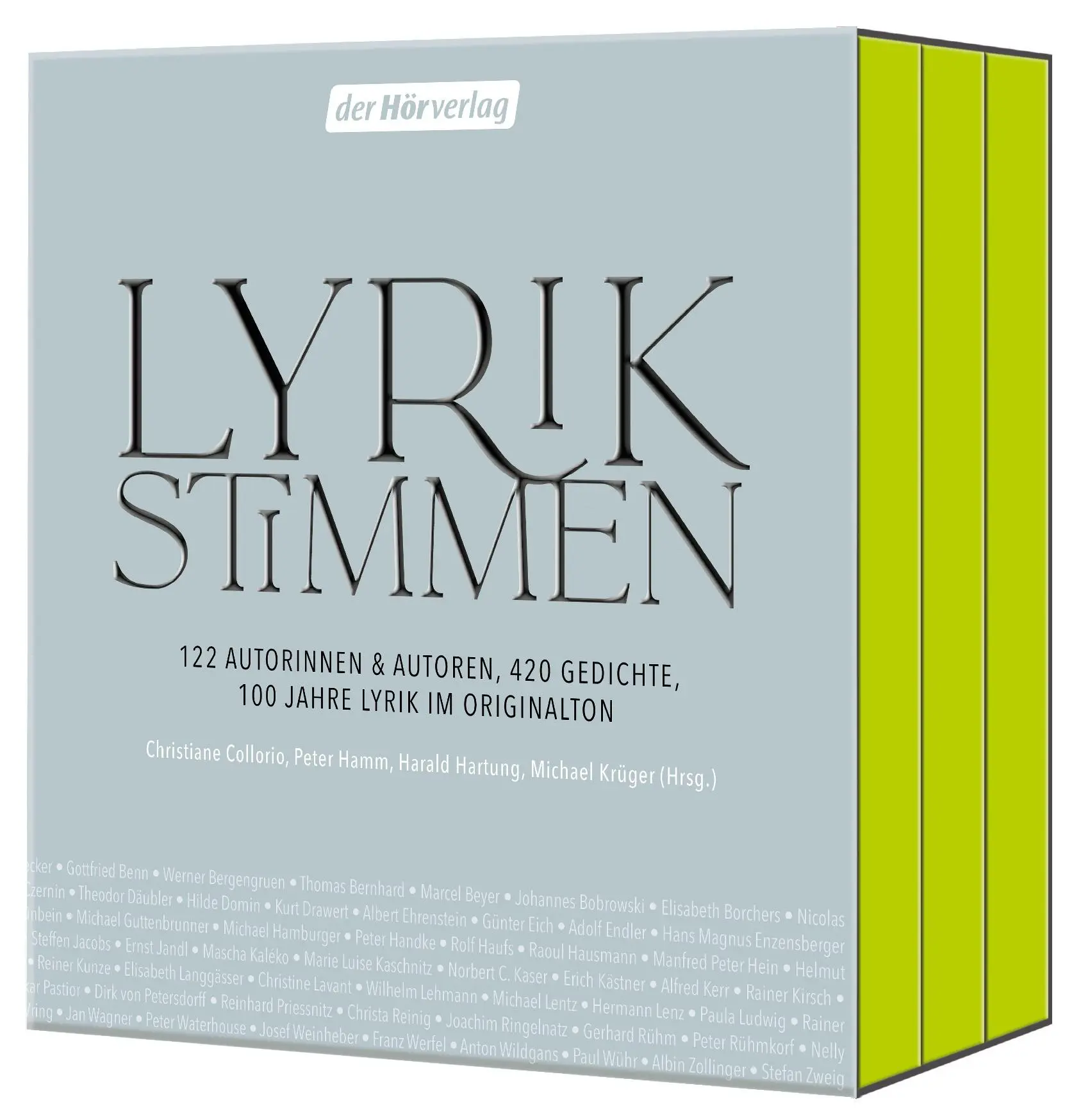 Cover: 9783844539240 | Lyrikstimmen | Christiane Collorio | MP3 | 3 Audio-CDs | Deutsch