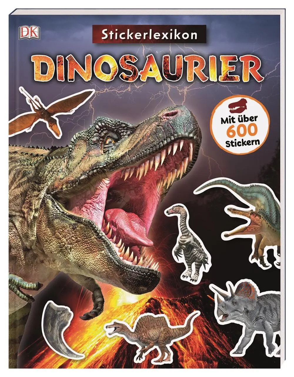 Cover: 9783831039340 | Sticker-Lexikon. Dinosaurier | Mit über 600 Stickern | Eva Sixt | Buch
