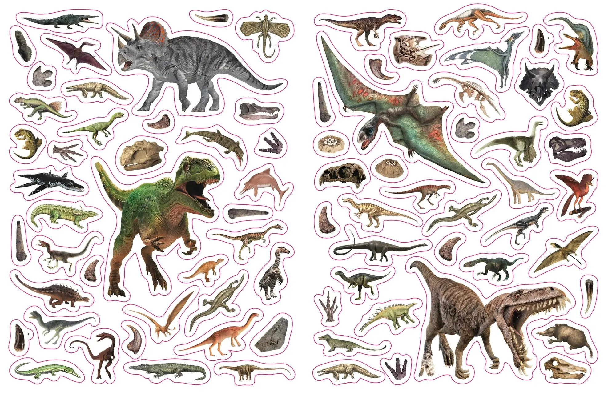 Bild: 9783831039340 | Sticker-Lexikon. Dinosaurier | Mit über 600 Stickern | Eva Sixt | Buch