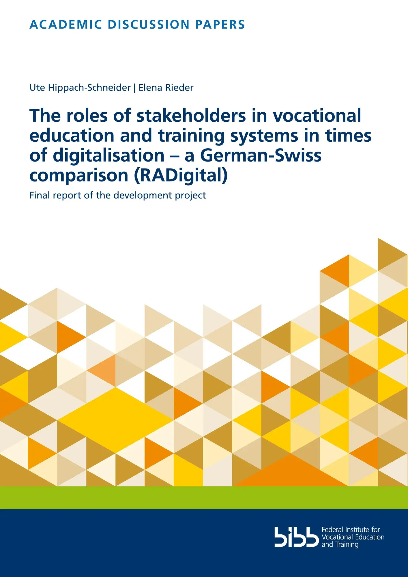 Cover: 9783847429340 | The roles of stakeholders in vocational education and training...