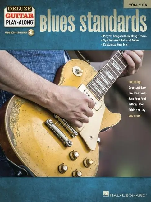 Cover: 888680709440 | Blues Standards - Deluxe Guitar Play-Along Volume 5 Book/Online Audio