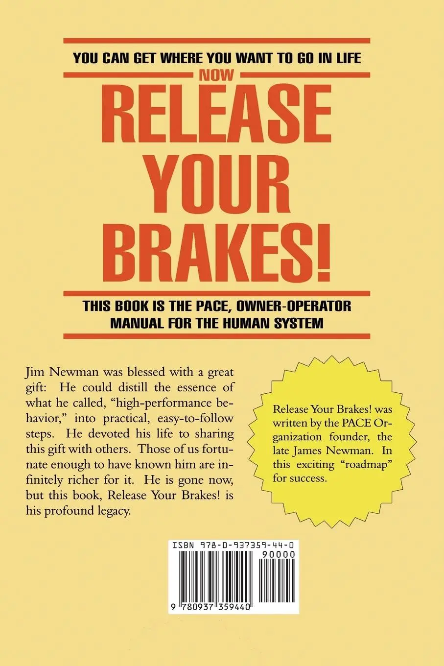 Rückseite: 9780937359440 | Release Your Brakes! | Jim W. Newman | Taschenbuch | Englisch | 2016