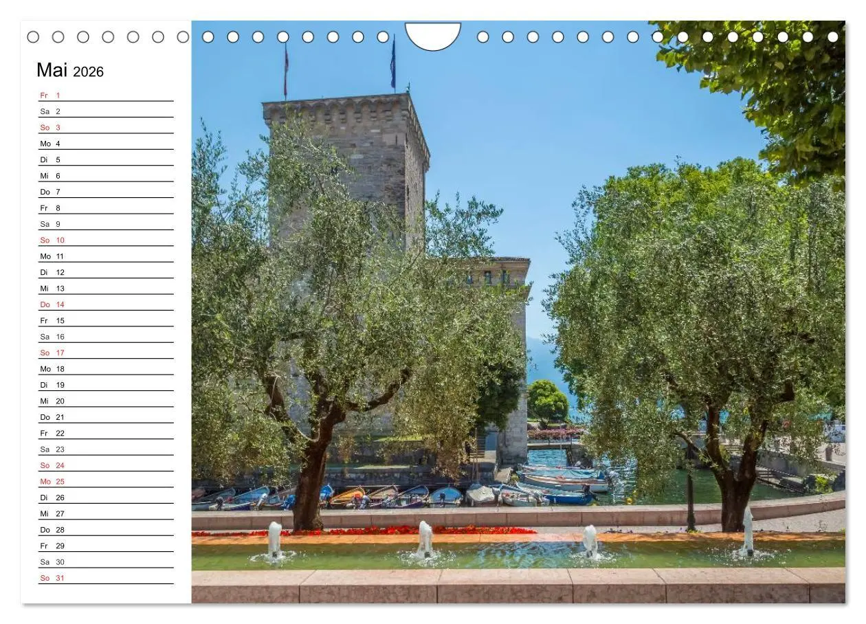 Bild: 9783457979440 | WUNDERBARER GARDASEE Riva del Garda und Torbole (Wandkalender 2026...