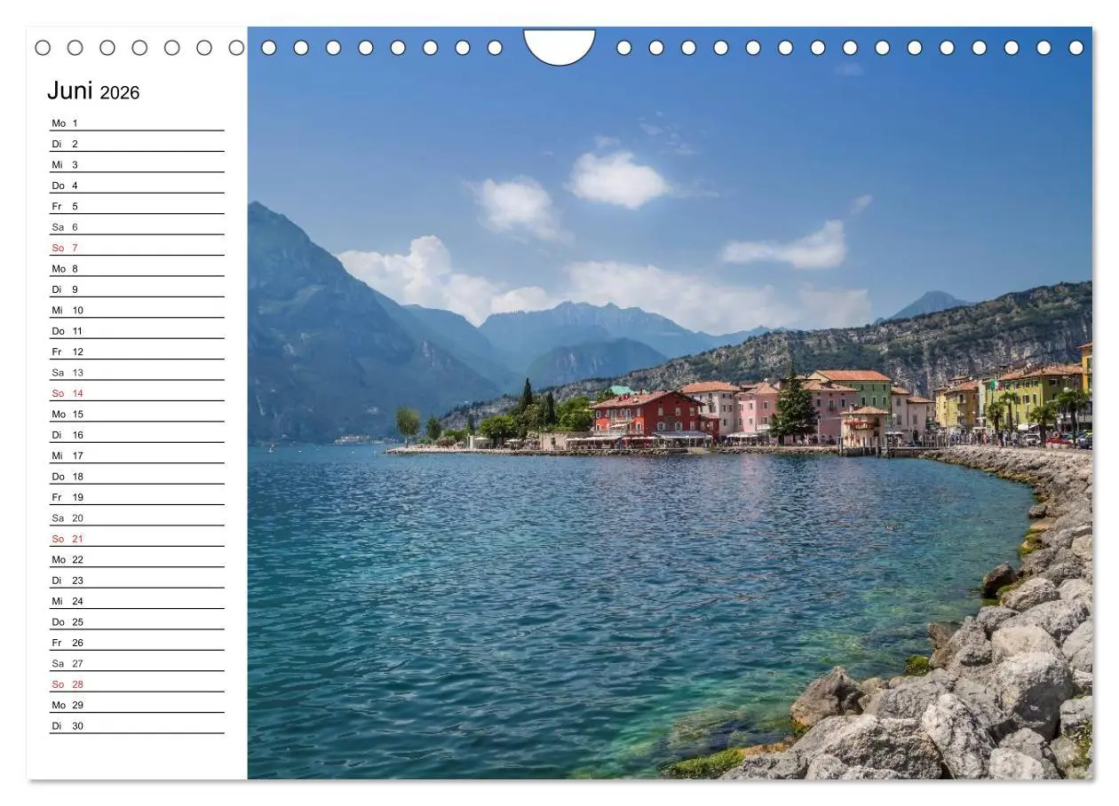Bild: 9783457979440 | WUNDERBARER GARDASEE Riva del Garda und Torbole (Wandkalender 2026...