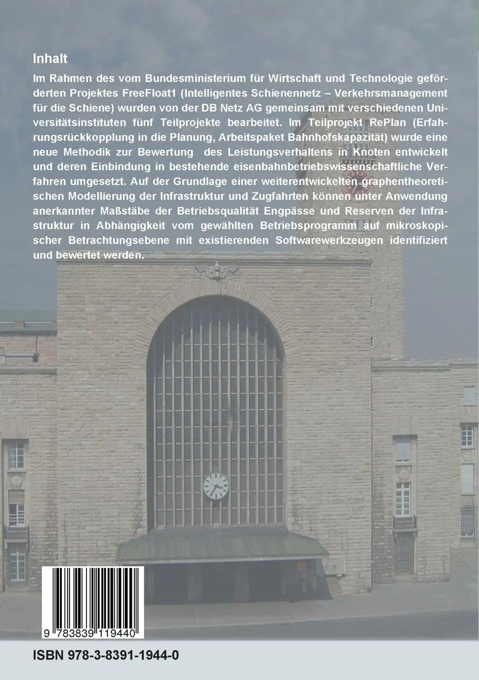 Rückseite: 9783839119440 | Neues verkehrswissenschaftliches Journal NVJ - Ausgabe 8 | Taschenbuch