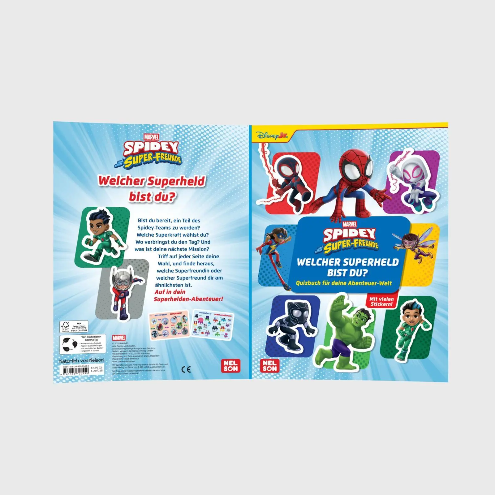Bild: 9783845129440 | MARVEL Spidey und seine Super-Freunde: Welcher Superheld bist du?...