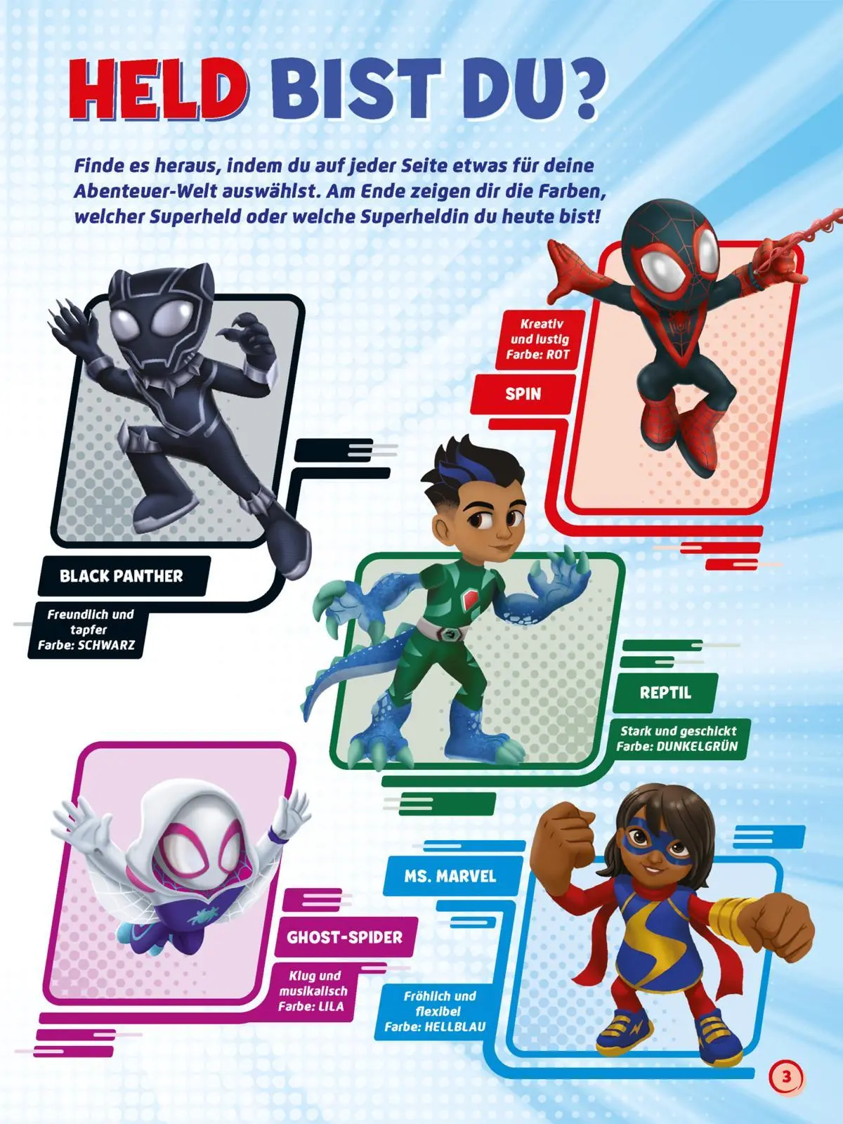 Bild: 9783845129440 | MARVEL Spidey und seine Super-Freunde: Welcher Superheld bist du?...