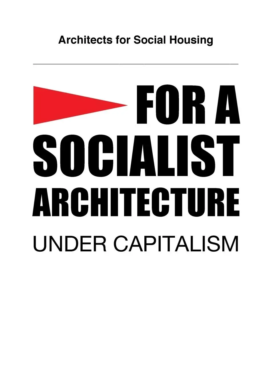 Cover: 9781008909540 | For a Socialist Architecture | Under Capitalism | Simon Elmer (u. a.)