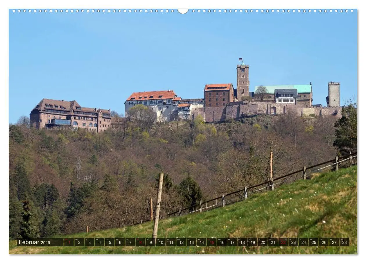 Bild: 9783516059540 | Wunderbares Thüringen - Burgen (hochwertiger Premium Wandkalender...