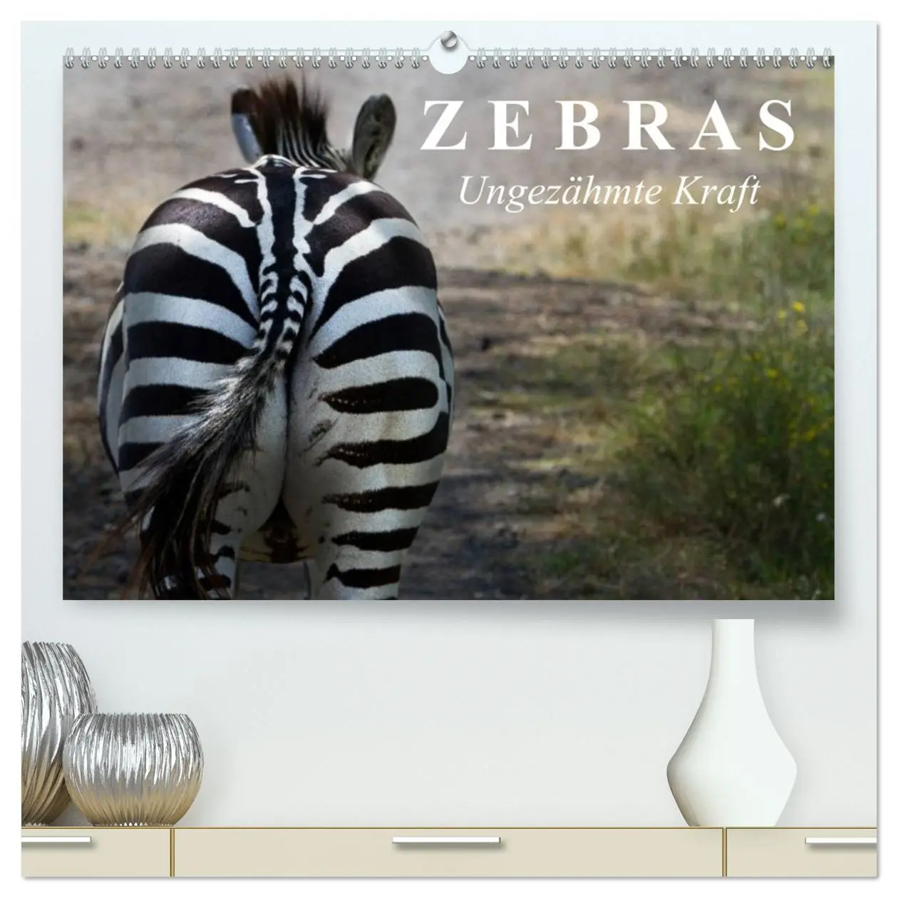 Cover: 9783516129540 | Zebras - Ungezähmte Kraft (hochwertiger Premium Wandkalender 2026...