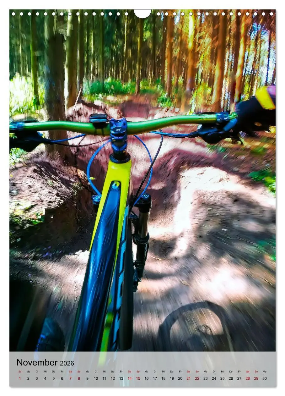Bild: 9783516369540 | Mountainbike - einfach Spaß (Wandkalender 2026 DIN A3 hoch),...