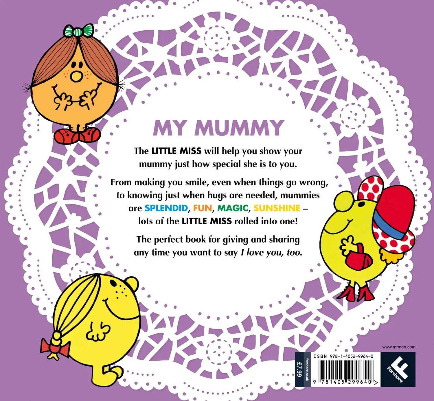 Rückseite: 9781405299640 | Mr. Men Little Miss: My Mummy | The Perfect Gift for Your Mummy | Buch