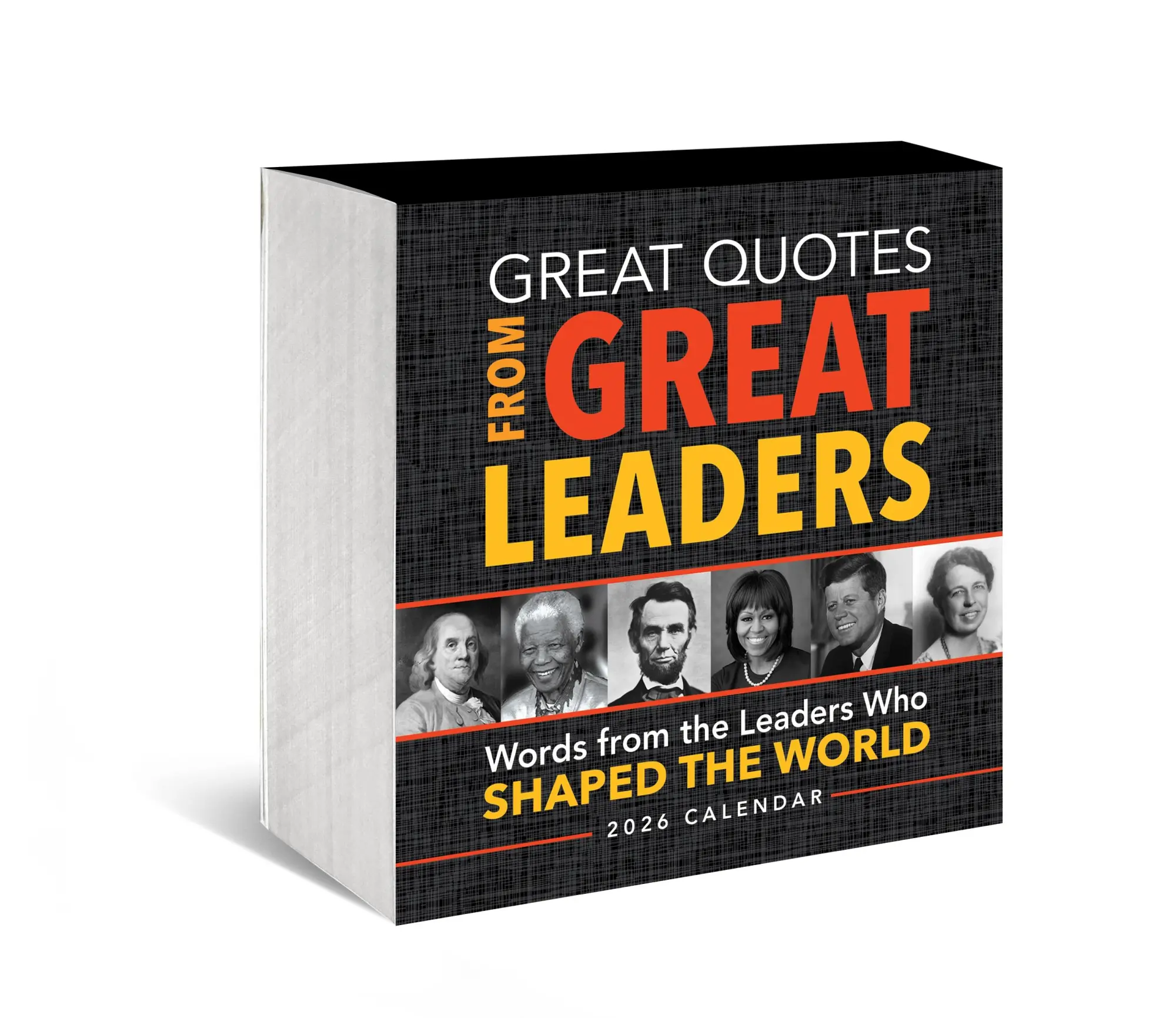 Cover: 9781464229640 | 2026 Great Quotes from Great Leaders Boxed Calendar | Sourcebooks