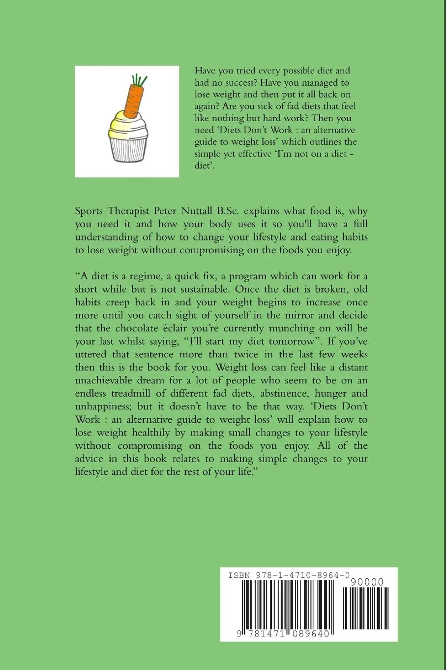Rückseite: 9781471089640 | Diets Don't Work | An Alternative Guide To Weight Loss | Sc. | Buch