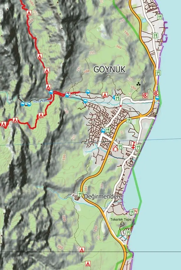Bild: 9783931099640 | Lykische Küste 4 - Antalya - Lykischer Weg - Topographische...