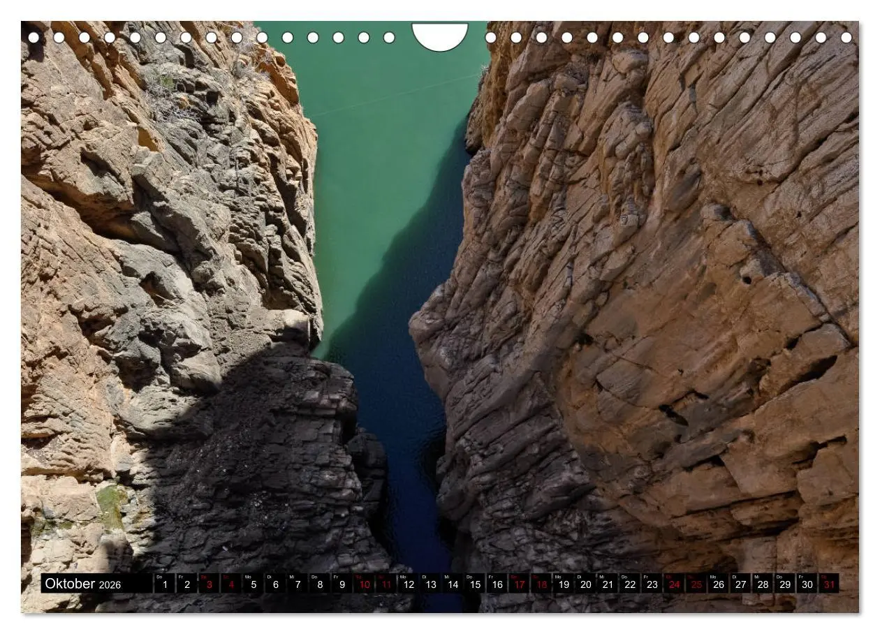 Bild: 9783457879740 | El Caminito del Rey (Wandkalender 2026 DIN A4 quer), CALVENDO...